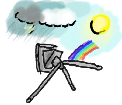 Illustration of a Weather Turnstile